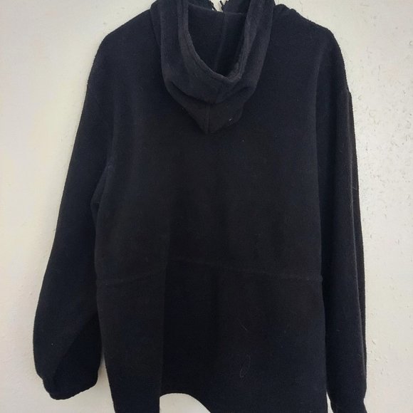 Woolrich Ladies Fleece Double Zip Black XL Hoodie - Picture 5 of 7